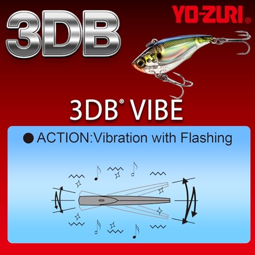 Yo-Zuri 3DB Vibe Sinking Lure - Prism Gold Black, 2.5 Inch
