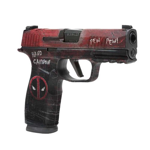 GunSkins Precut Pistol Skin for Sig Sauer P365 Macro - Compatible with Airsoft AEG BB Gun - Vinyl Wrap - Easy to Install - 100% Waterproof - Matte Finish - Made in USA - GS Hand Cannon