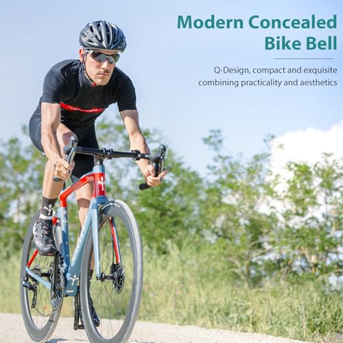 Bike Bell, Aluminum Alloy Bicycle Bells for Adults Kids Max 110 dB, Bike Horn Fit 22.2-31.8 mm Handlebar for Mountain Road Bike Scooter Ebike
