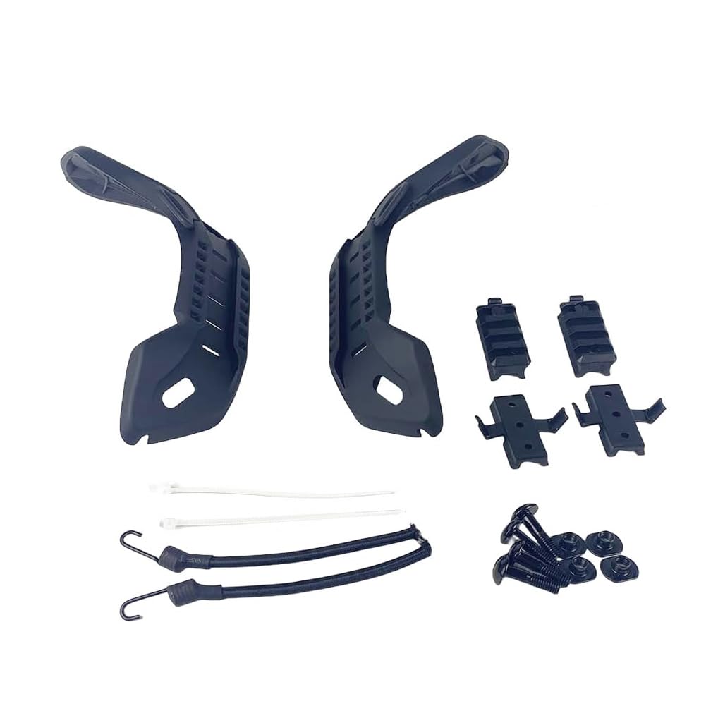 Airsoft Paintball Military Side Rail Set Guide Accessories for MICH PASGT Helmet Multi Color (Black)