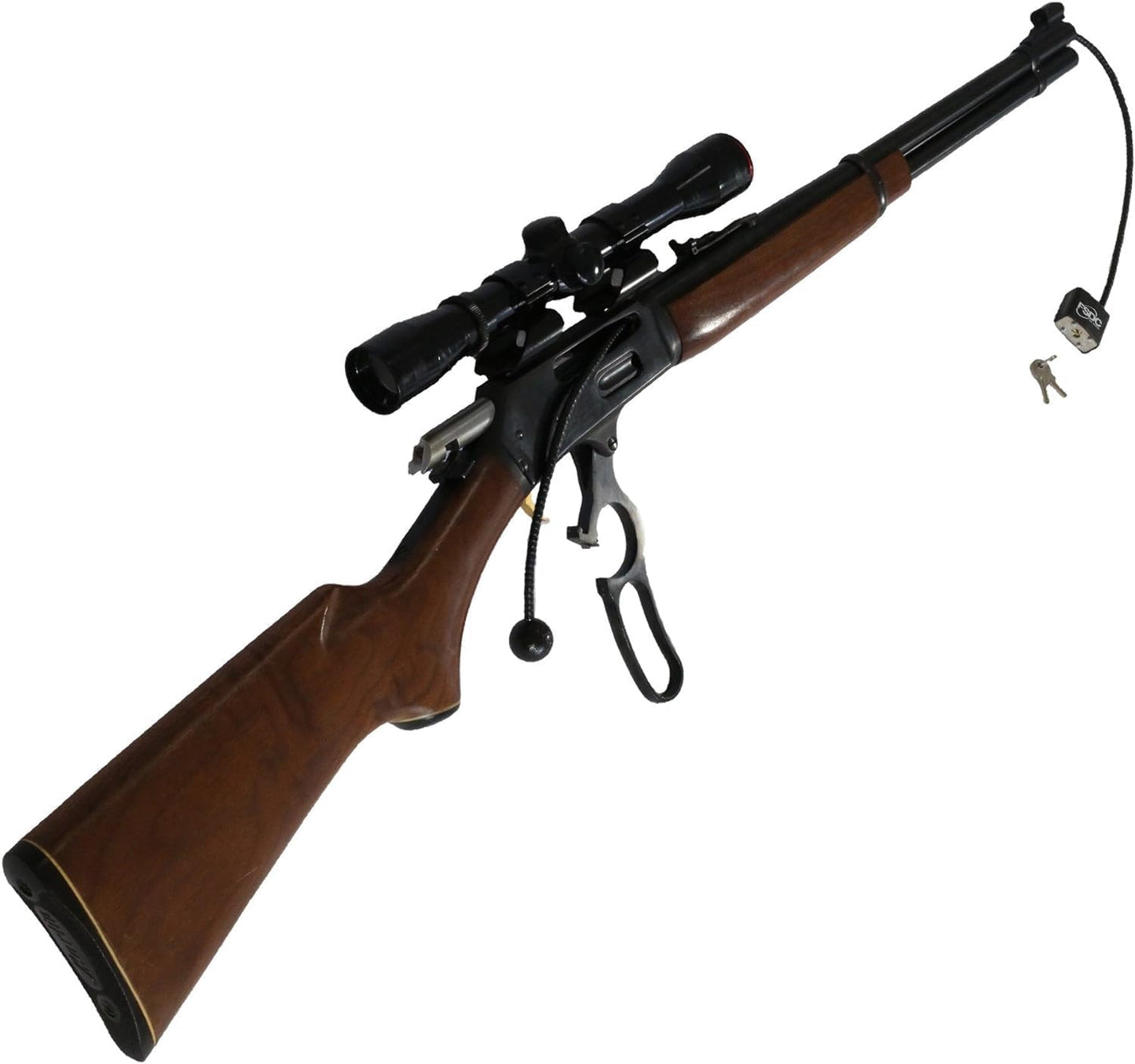 (Firearm Safety Devices - FSDC-CL1070RKD 38" Longarm California DOJ-Approved Keyed Cable Gun Lock with 2 Keys – for Lever-Action Rifles and Break-Action Shotguns