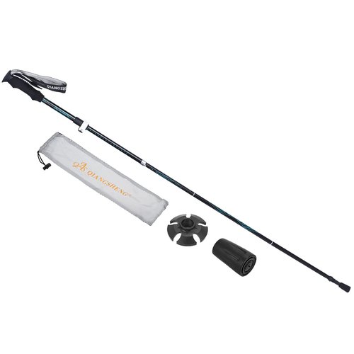 PATIKIL Trekking Poles, Collapsible Hiking Pole 43-53 Inch Telescopic Folding Cane with Snow Basket Aluminum Alloy for Outdoor Hiking Walking Camping, Blue