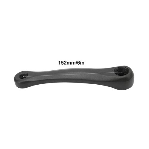 Zunate Crank Arm Left, 152mm Aluminium Alloy Crank Arm Set, Pedal Crank Leg Replacement for Mountain Road Bike, Hole