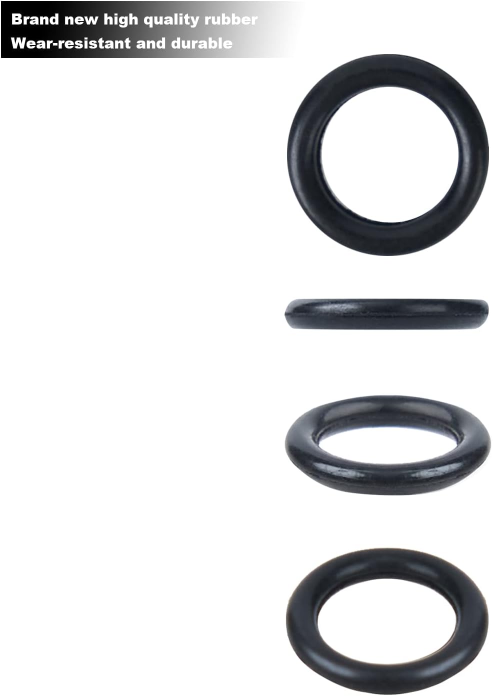 TOPARCHERY 100pcs 1/4 Inch O-Rings Specifically for Broadhead Replacement Rubber Bands Hunting Shooting Target