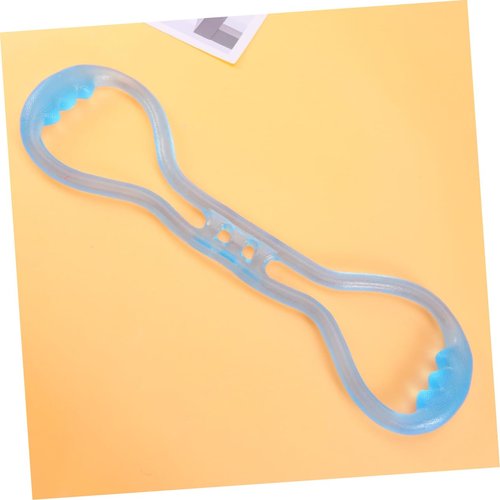 SUPVOX Silicone Yoga Resistance Band Multifunctional Figure Elastic Pull Rope Portable Compact Design for Fitness Odorless and Durable Stylish Blue
