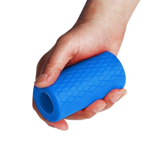 Barbell Grips,Dumbbell Grips for Hands Anti-Slip Barbell Grips for Dumbbell Adapter Barbell and Dumbbell Fat Bar Grip for Weightlifting Superior Barbell Handle Grip& Fat Bar Training(Pair Green)