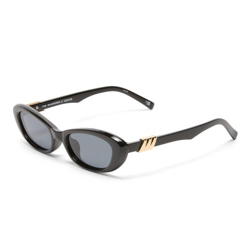 Le Specs Women's The Whisperer Sunglasses, Black, One Size