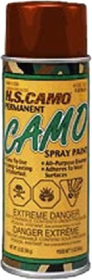 Hunters Specialties Camo Spray Paint - Non-Reflective Finish Water Resistant Fast Drying Paint for Treestands, Decoys, Blinds & Other Hunting Equipment, 12 Oz Spray Can - MARSH GRASS (TAN)