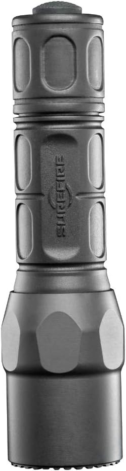 SureFire G2X Tactical 600 Lumen EDC Flashlight Bundle with 2x Extra SureFire CR123A and Lightjunction Battery Case (Black)