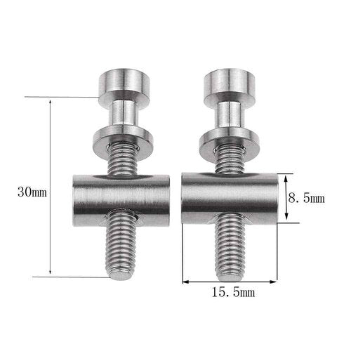 M5x30mm Titanium Bolt Nut Washer for Thomson Seatpost - Premium Cycling Hardware