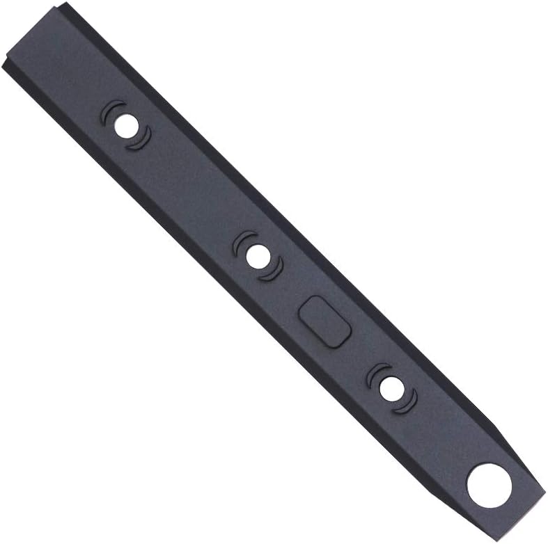TuFok 13-Slot Alumimun Picatinny Rail for Mlock - Thin 0.37in Height Rail Section Adapter Mount with Socket for 3/8" QD Sling Mount Attachment