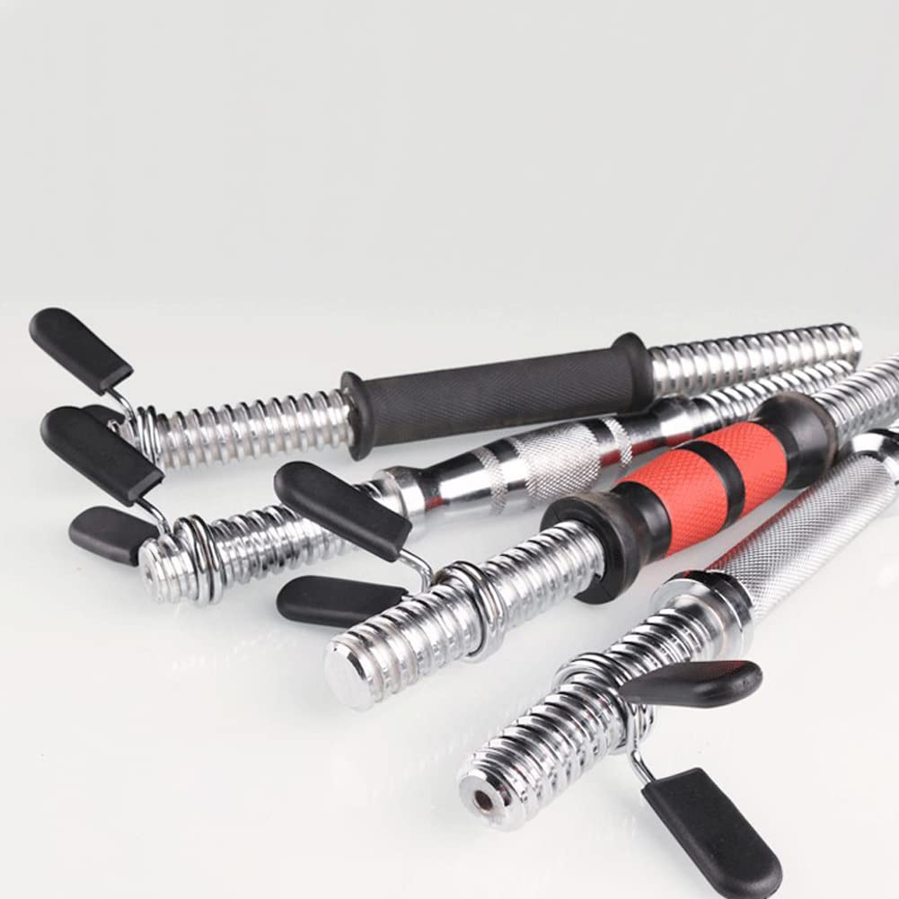 4Pcs Stainless Steel Spring Clip Collars Weight Bar Clips Barbell Clamps 1-Inch Barbell Clamps Dumbbell Spring Clip Weightlifting Accessory for Dumbbell Ordinary Barbell