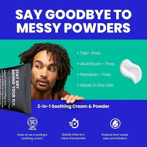 Ballsy Ballguard Men’s Deodorant for Groin, Anti-Chafing, 3.4 Oz Pack of 2 - Variation of THIS Listing