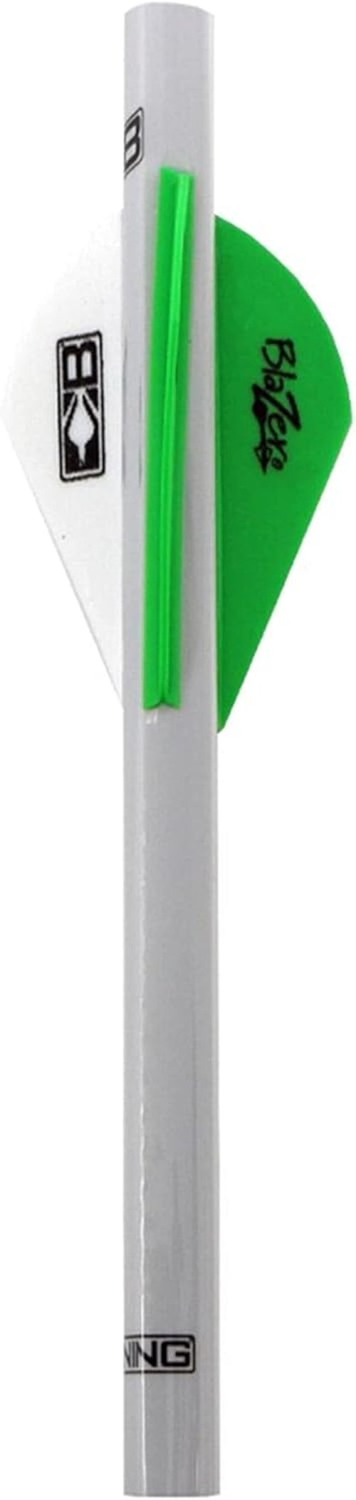 Bohning Blazer Quickfletch (6-Pack), Neon Green,White