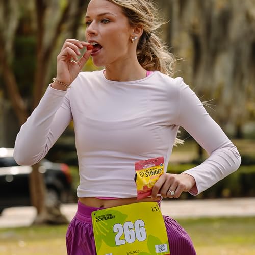 Honey Stinger Organic Pink Lemonade Energy Chews Pack of 12 - Gluten & Caffeine Free Sports Nutrition