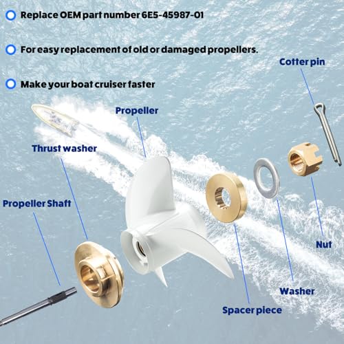 150-300HP Watercraft Propeller Hardware Kit for Yamaha Outboard Motors