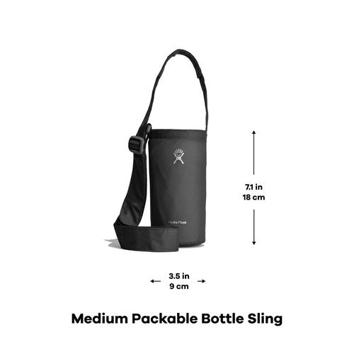Hydro Flask Medium Packable Bottle Sling R Black
