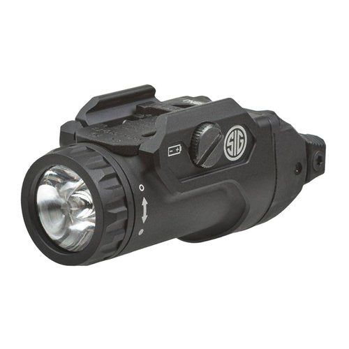 Sig Sauer Foxtrot2R 700 Lumens White Compact Durable Rechargeable Tactical Handgun-Mounted Light with Programmable Activation
