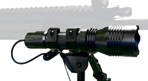 Cyclops Hunting Varmint Light Kit Rechargeable 250 Lumen Green Led Flashlight witn Multiple Mounting Options, No Case