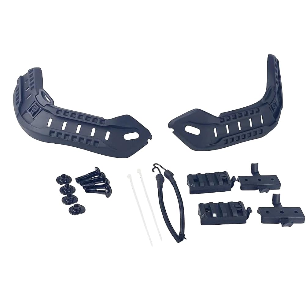 Airsoft Paintball Military Side Rail Set Guide Accessories for MICH PASGT Helmet Multi Color (Black)