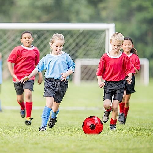 Mini Soccer Balls for Kids - 12 Pack Colorful Soccer Toys with Pump - Party Favors