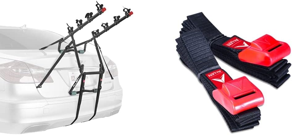 Allen Sports Deluxe 2-Bike Trunk Mount Rack, Model 102DN-R, Black