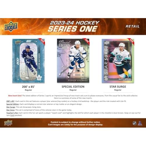 Upper Deck 2023-24 Series 1 Hockey Card Collector's Tin