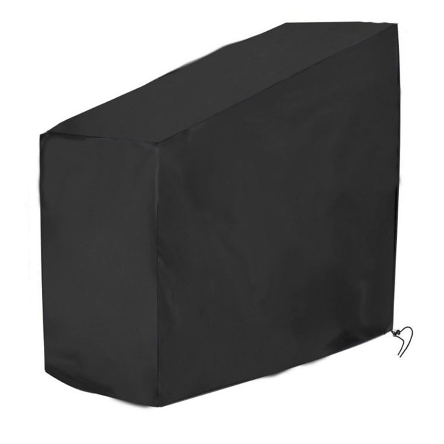 Exercise Bike Cover, Upright Cycling Protective Cover Stationary Bike Cover for Indoor & Outdoor, Dustproof Waterproof Fitness Bicycle Cover with Drawstring, Black, 56x49x23 In