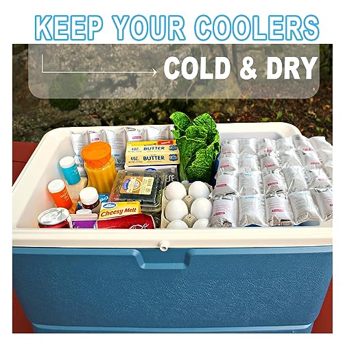 Rainbow Ice Packs for Shipping - Long Lasting Reusable Sheets 12 Pack (24 Cells Each)