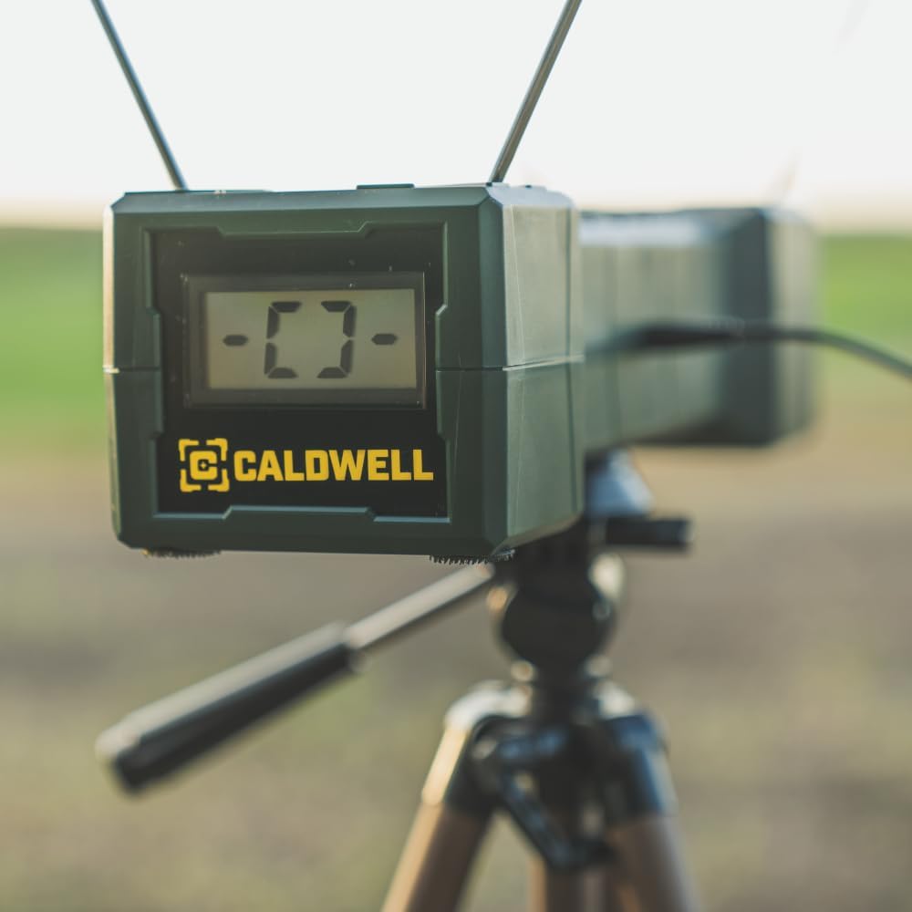 Caldwell Ballistic Precision Chronograph with FPS and MPS Readings, Sun Screens and Large LCD Screen for Range Shooting