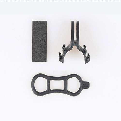 Bicycle Light Torch Flashlight Holder Clip Mount Bracket for Road Bike Cycling Part Adjusted Compatible with Gopro Camera Mount Holder Adapter(2PCS)