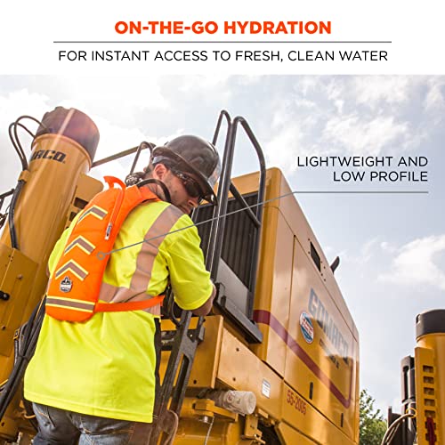 Ergodyne Chill-Its 5155HV High Visibility Low Profile Hydration Pack, Orange