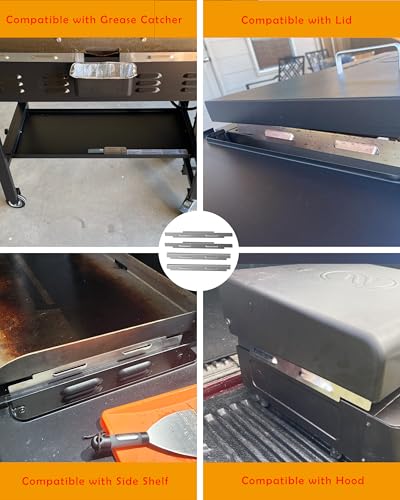 Silver Wind Guards for 36-Inch Blackstone Griddles - Outdoor Cooking Accessories