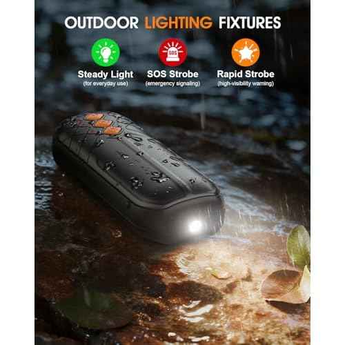 AI Hand Warmers Rechargeable 2 Pack - 6000mAh Electric Hand Warmer with LED Lights, 5-Temp Smart Control