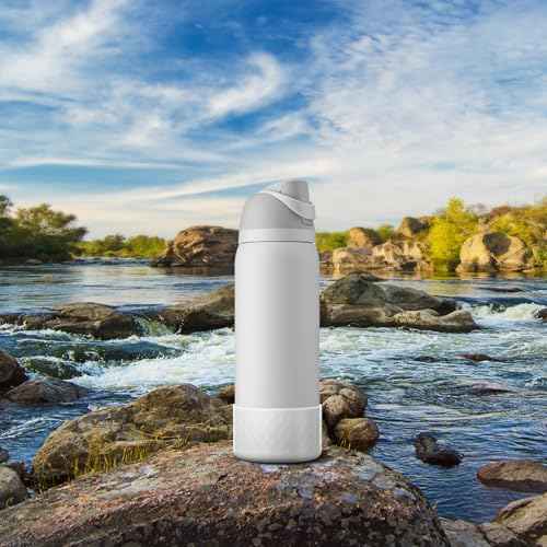 Silicone Boot for Owala Water Bottle 24 oz 32 oz 40 oz, Anti-Slip Protective Sleeve for FreeSip/Twist/Flip Stainless Steel Water Bottles Accessories