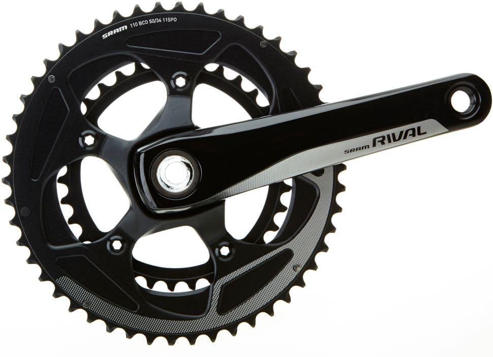 SRAM Rival 22 GXP Crankset with Yaw Technology - Lightweight & Durable Cycling Component