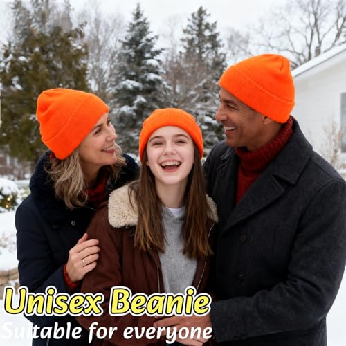NPQQUAN 3 Packs Unisex Beanie Hats for Men Women Winter Knit Beanies