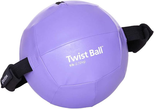 Merrithew Twist Ball with Hand Pump, Purple