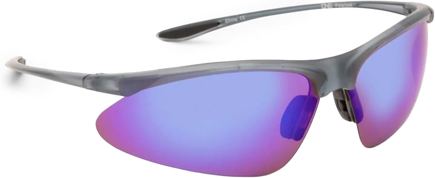 Optic Nerve Tightrope Polarized Sport Sunglasses – Lightweight Sportwrap Frame, UV Protection, Anti-Glare – Unisex Fit