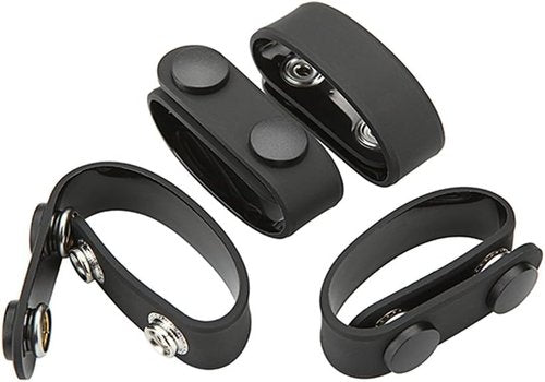Double Snap Belt Keepers, Silicon Duty Keeper for 2¼" Belt Concealed Carry, 4-Pack