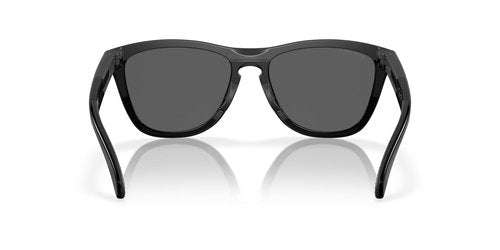 Oakley OO9284A Frogskins Range Low Bridge Fit Round Sunglasses, Matte Black/Black Ink/Prizm Black, 55 mm