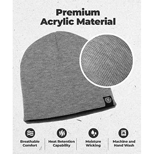 Original Beanie Cap - Soft Knit Beanie Hat - Warm and Durable