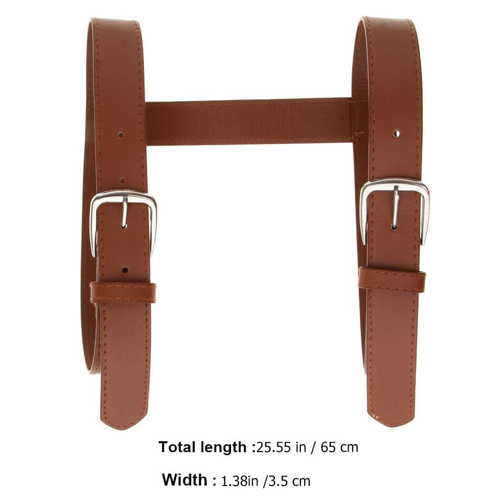 Amosfun Travel Blanket Carrier Strap Adjustable Leather Carry Strap for Wool Blankets Travel Rug Outdoor Camping Picnic Necessary