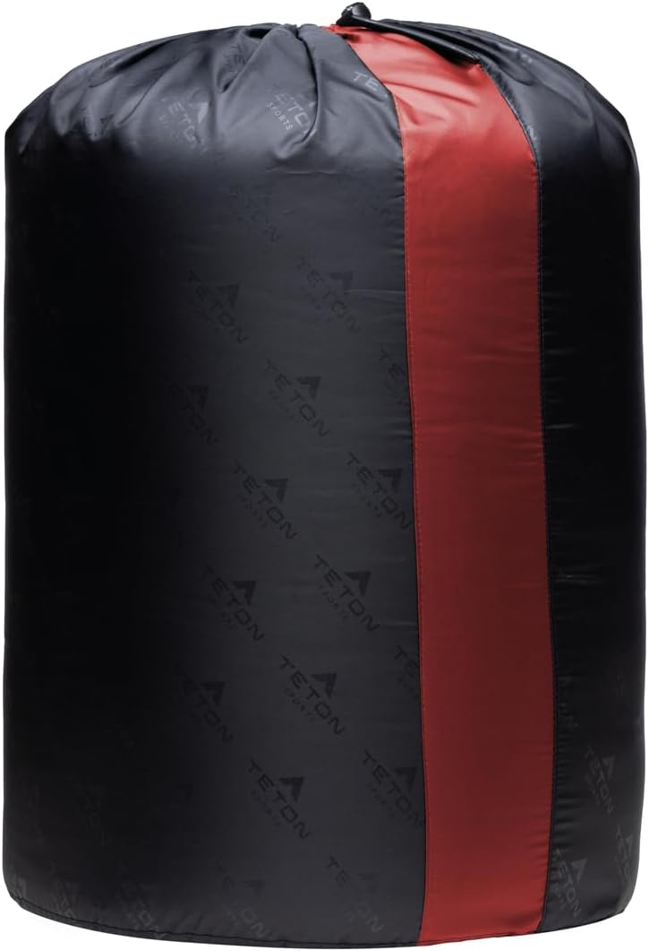 Teton Celsius XXL Sleeping Bag, Cold Weather Sleeping Bags for Adults and Kids, Camping Made Easy and Warm. Compression Sack Included, 35F, 25F, 0F, 20F Degree