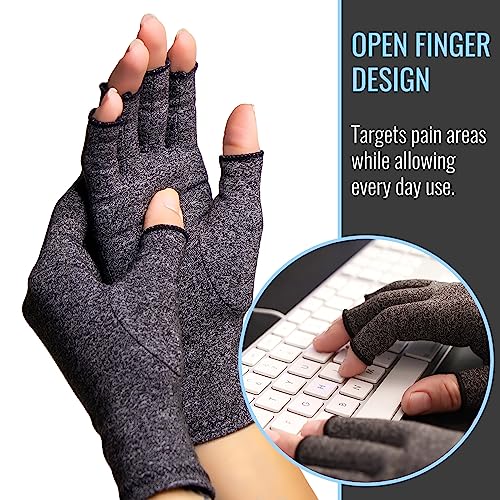 Heelbo Arthritis Compression Gloves Small for Pain Relief, Swelling & Stiffness