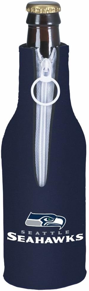Seattle Seahawks Bottle Suit Holder - Insulated Drink Sleeve for Game Day