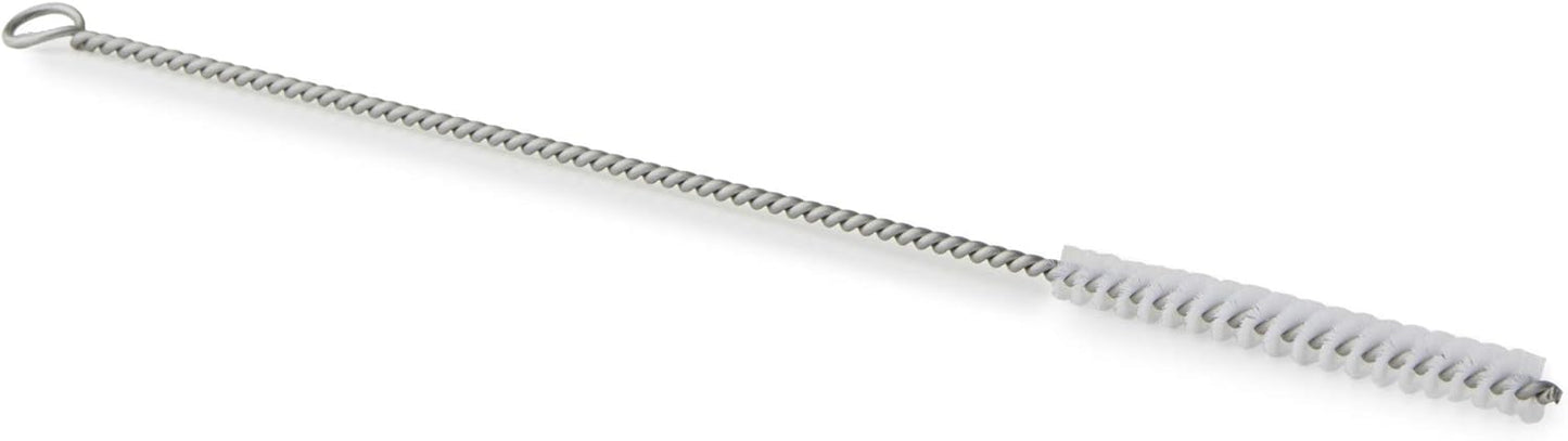 U-Konserve Drinking Straw Cleaning Brush 10.5" - White - Reusable Drinking Straw Brush - Long Pipe Cleaner - Dishwasher Safe - Eco Friendly, BPA Free