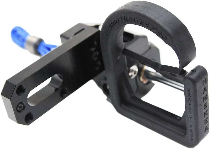 HAMSKEA ARCHERY SOLUTIONS Hybrid Hunter Pro Micro Tune/Drop Away Recurve Compound Arrow Rest for Bowhunting