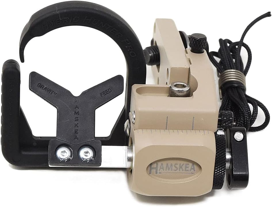 HAMSKEA ARCHERY SOLUTIONS Hybrid Hunter Pro Micro Tune/Drop Away Recurve Compound Arrow Rest for Bowhunting