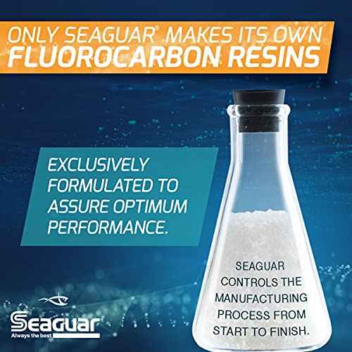 Seaguar InvizX Multi-Species Fishing Line for Casting, Live Bait, Freshwater, 100% Fluorocarbon, Clear, Multiple Sizes